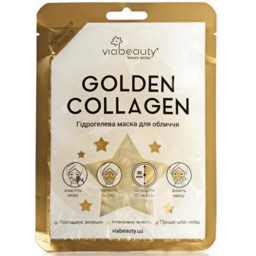 Маска-плівка VIA Beauty Гідрогелева з 24К біо-золотом для обличчя в Україні - фото №1 Маска-плівка VIA Beauty Гідрогелева з 24К біо-золотом для обличчя в Україні