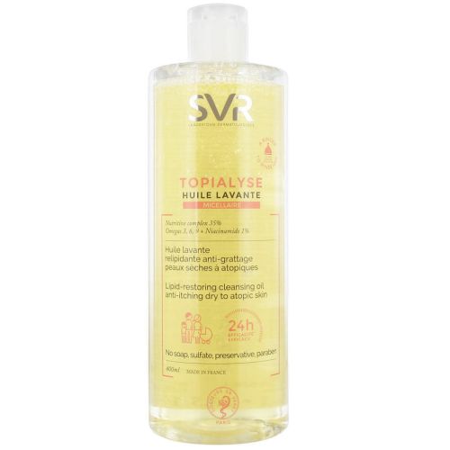 Масло SVR Topialyse мицеллярное очищающее 400 мл цена - фото №1 Масло SVR Topialyse мицеллярное очищающее 400 мл цена