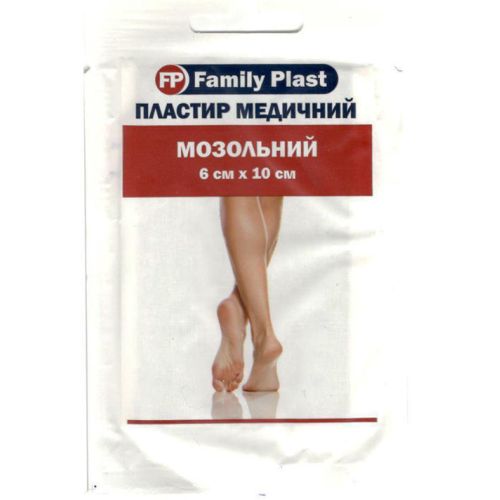 Пластир медичний Family Plast мозольний 6 см х 10 см в місті Запоріжжя : ціни, характеристика. - фото №1 Пластир медичний Family Plast мозольний 6 см х 10 см в місті Запоріжжя : ціни, характеристика.