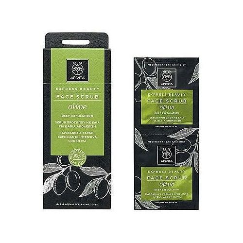 Скраб Apivita (Апивита) Express Beauty интенсивный отшелушивающий с оливой 2х8 мл фото - фото №1 Скраб Apivita (Апивита) Express Beauty интенсивный отшелушивающий с оливой 2х8 мл фото