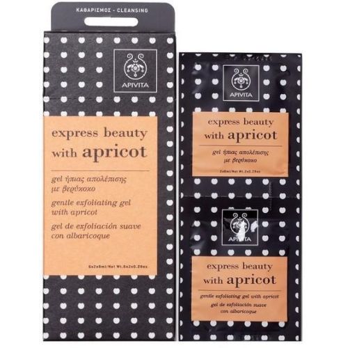 Маска-скраб Apivita (Апивита) Express Beauty деликатный отшелушивающий с абрикосом 2х8 мл заказать - фото №1 Маска-скраб Apivita (Апивита) Express Beauty деликатный отшелушивающий с абрикосом 2х8 мл заказать