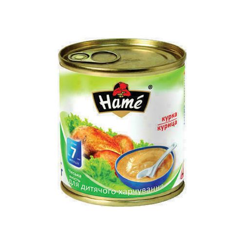 Пюре Hame курица (с 7 месяцев) 100 г цена - фото №1 Пюре Hame курица (с 7 месяцев) 100 г цена