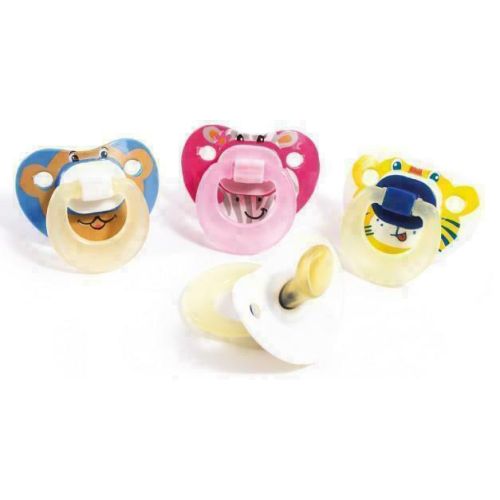 Пустушка латексна з прикусом для сну з ковпачком (PK 012.) ціна - фото №1 Пустушка латексна з прикусом для сну з ковпачком (PK 012.) ціна