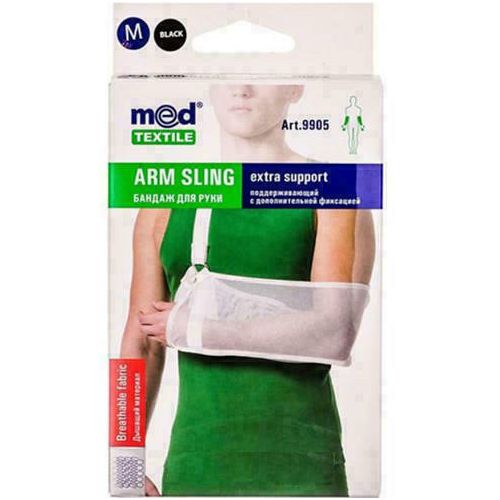 Бандаж Medtextile для руки поддерживающий с дополнительной фиксацией белый (р.М) фото - фото №1 Бандаж Medtextile для руки поддерживающий с дополнительной фиксацией белый (р.М) фото