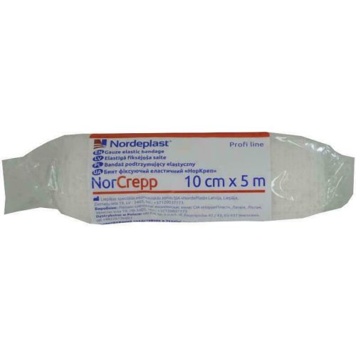 Бинт НорКреп фіксуючий еластичний 10 см*5 м ціна - фото №1 Бинт НорКреп фіксуючий еластичний 10 см*5 м ціна