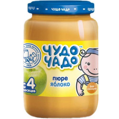 Пюре Чудо-Чадо з яблук без цукру 170 г в Україні - фото №1 Пюре Чудо-Чадо з яблук без цукру 170 г в Україні