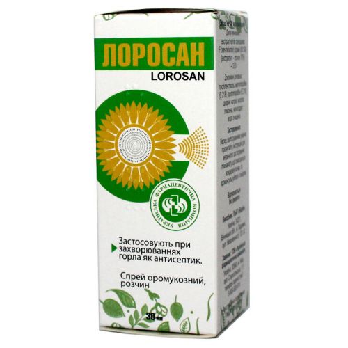 Лоросан спрей 30 мл замовити - фото №1 Лоросан спрей 30 мл замовити