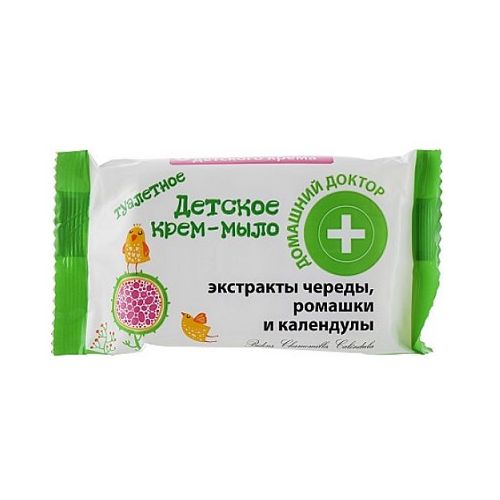 Крем-мило Домашній доктор дитяче з екстрактом череди, ромашки, календули 70 г в Україні - фото №1 Крем-мило Домашній доктор дитяче з екстрактом череди, ромашки, календули 70 г в Україні