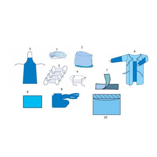 Комплект одежды и покрытий операционных для лапаротомии №1/Б в Украине - фото №1 Комплект одежды и покрытий операционных для лапаротомии №1/Б в Украине