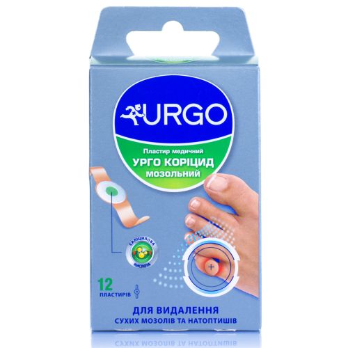 Лейкопластырь Urgo Корицид мозольный №12 ADD - фото №1 Лейкопластырь Urgo Корицид мозольный №12 ADD
