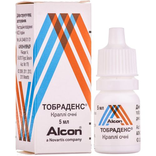 Тобрадекс глазные капли 5 мл ADD - фото №1 Тобрадекс глазные капли 5 мл ADD