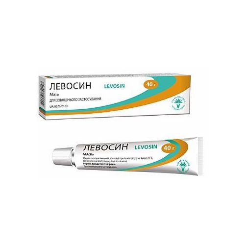 Левосин мазь 40 г купить - фото №1 Левосин мазь 40 г купить