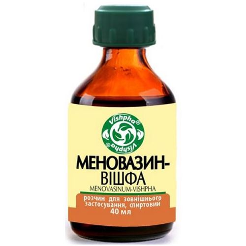 Меновазин-Вишфа раствор спиртовой 40 мл в городе Одесса : цены, характеристики. - фото №1 Меновазин-Вишфа раствор спиртовой 40 мл в городе Одесса : цены, характеристики.