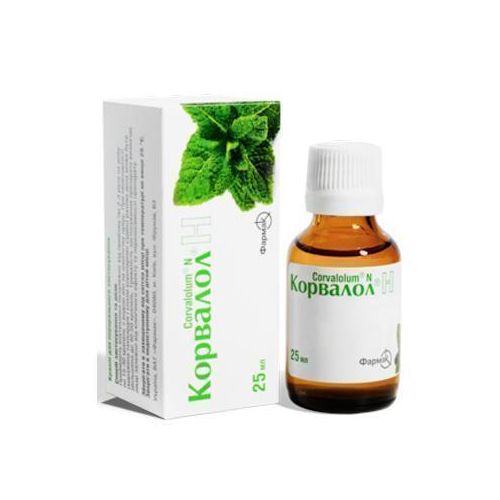 Корвалол Н капли 25 мл цена - фото №1 Корвалол Н капли 25 мл цена