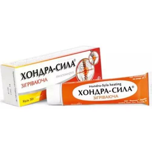 Хондра-сила зігріваюча мазь 30 г в інтернет-аптеці - фото №1 Хондра-сила зігріваюча мазь 30 г в інтернет-аптеці