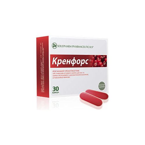 Кренфорс 365 мг капсулы №30 цена - фото №1 Кренфорс 365 мг капсулы №30 цена