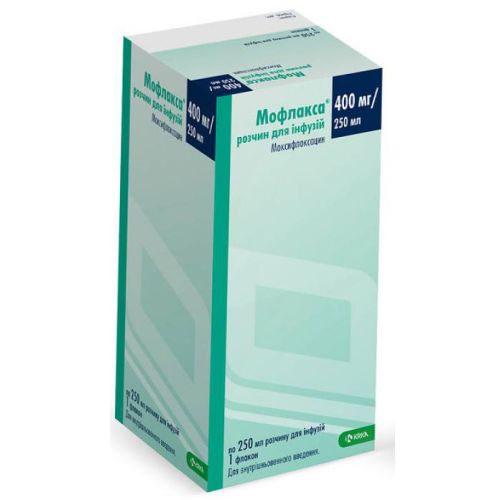 Мофлакса 400 мг/250 мл раствор 250 мл флакон №1 купить - фото №1 Мофлакса 400 мг/250 мл раствор 250 мл флакон №1 купить