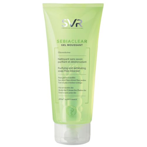 Гель SVR Sebiacler очищающий для жирной и комбинированной кожи 200 мл фото - фото №1 Гель SVR Sebiacler очищающий для жирной и комбинированной кожи 200 мл фото
