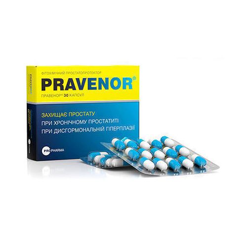 Правенор капсулы №30 в интернет-аптеке - фото №1 Правенор капсулы №30 в интернет-аптеке