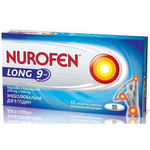 Нурофен Лонг таблетки №12 в місті Чернігів : ціни, характеристика. - фото №1 Нурофен Лонг таблетки №12 в місті Чернігів : ціни, характеристика.