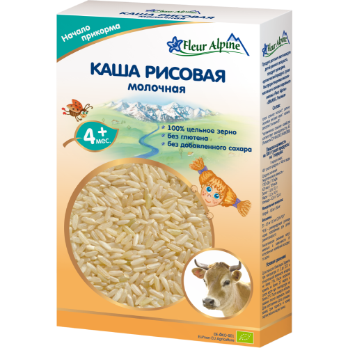 Каша Fleur Alpine рисова молочна 200 г недорого - фото №1 Каша Fleur Alpine рисова молочна 200 г недорого