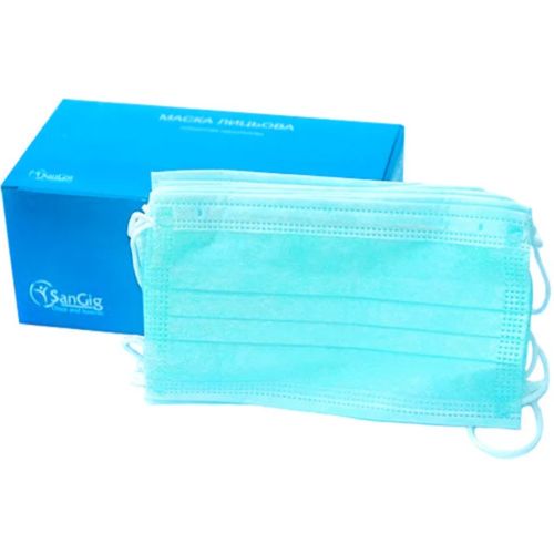 Маска медицинская одноразовая SanGig №1 ADD - фото №1 Маска медицинская одноразовая SanGig №1 ADD