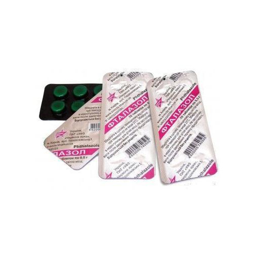 Фталазол 0.5 таблетки №10 в городе Одесса : цены, характеристики. - фото №1 Фталазол 0.5 таблетки №10 в городе Одесса : цены, характеристики.