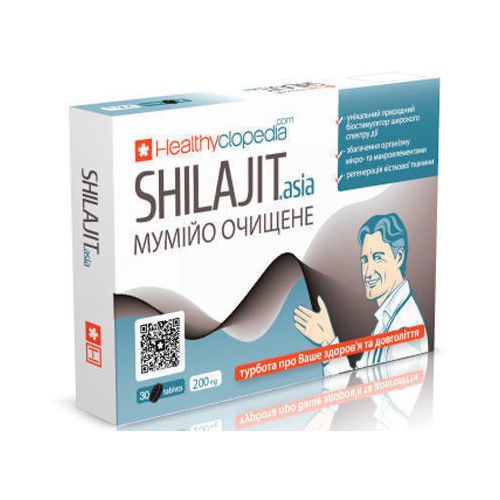 Мумійо очищене Shilajit.Аsia 200 мг таблетки №30 в місті Одеса : ціни, характеристика. - фото №1 Мумійо очищене Shilajit.Аsia 200 мг таблетки №30 в місті Одеса : ціни, характеристика.