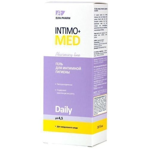 Гель Intimo+med Daily для інтимної гігієни 200 мл в місті Одеса : ціни, характеристика. - фото №1 Гель Intimo+med Daily для інтимної гігієни 200 мл в місті Одеса : ціни, характеристика.