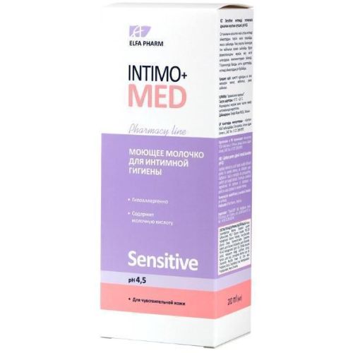 Гель Intimo+med Sensitive для інтимної гігієни 200 мл в місті Одеса : ціни, характеристика. - фото №1 Гель Intimo+med Sensitive для інтимної гігієни 200 мл в місті Одеса : ціни, характеристика.
