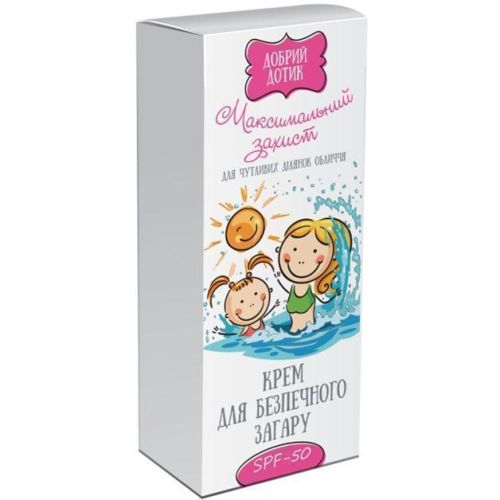 Крем Добрий дотик Максимальная защита для особенно чувствительных участков лица SPF50 25 мл в аптеке - фото №1 Крем Добрий дотик Максимальная защита для особенно чувствительных участков лица SPF50 25 мл в аптеке