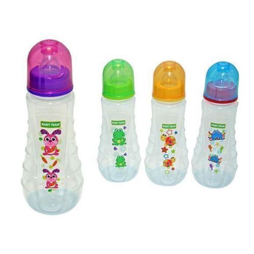 Бутылочка Baby Team для кормления с силиконовой соской 1412 250 мл в Украине - фото №1 Бутылочка Baby Team для кормления с силиконовой соской 1412 250 мл в Украине