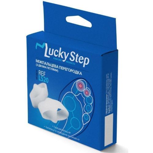 Межпальцевая перегородка Lucky Step з двома петлями LS20 (р.2) ADD - фото №1 Межпальцевая перегородка Lucky Step з двома петлями LS20 (р.2) ADD