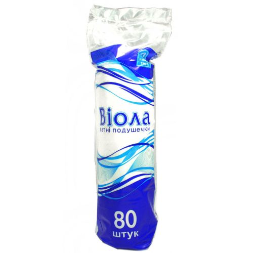 Диски ватные Виoла №80 в интернет-аптеке - фото №1 Диски ватные Виoла №80 в интернет-аптеке