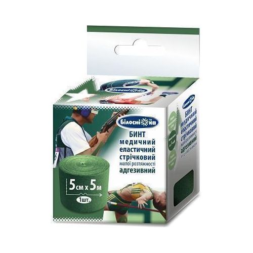 Бинт Белоснежка адгезивный эластичный 5 см*5 м в интернет-аптеке - фото №1 Бинт Белоснежка адгезивный эластичный 5 см*5 м в интернет-аптеке