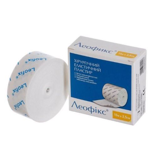 Лейкопластир Леофікс 2,5 см*10 м №1 замовити - фото №1 Лейкопластир Леофікс 2,5 см*10 м №1 замовити