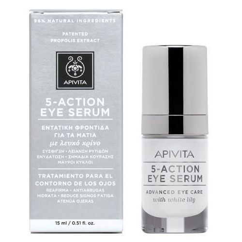 Сыворотка Apivita (Апивита) Белая Лилия 5 в 1 для контура вокруг глаз 15 мл недорого - фото №1 Сыворотка Apivita (Апивита) Белая Лилия 5 в 1 для контура вокруг глаз 15 мл недорого
