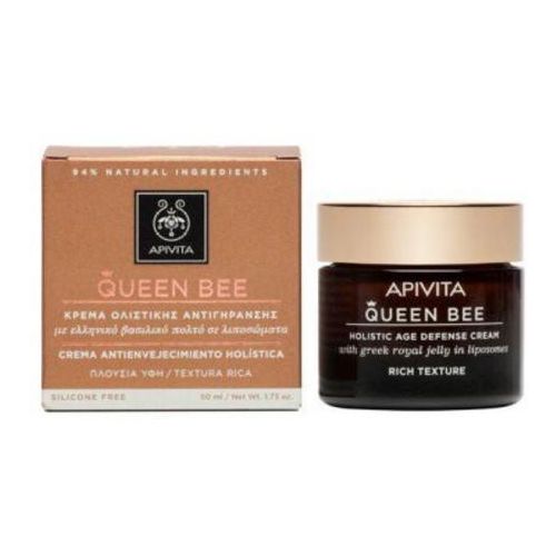 Крем Apivita (Апивита) Queen Bee насыщенный с маточным молочком в липосомах 50 мл в интернет-аптеке - фото №1 Крем Apivita (Апивита) Queen Bee насыщенный с маточным молочком в липосомах 50 мл в интернет-аптеке