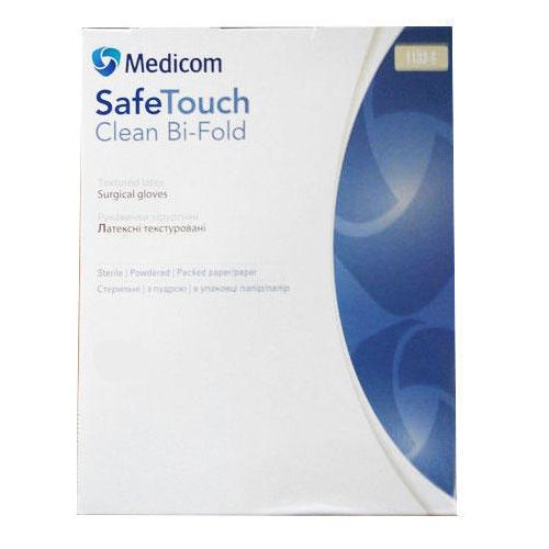 Перчатки Safe-Touch Bi-Fold хиругические стерильные неопудренные (р 6.5) в Украине - фото №1 Перчатки Safe-Touch Bi-Fold хиругические стерильные неопудренные (р 6.5) в Украине