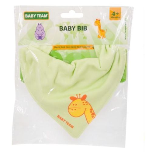 Нагрудник Baby Team двосторонній на липучці арт. 6507 ADD - фото №1 Нагрудник Baby Team двосторонній на липучці арт. 6507 ADD