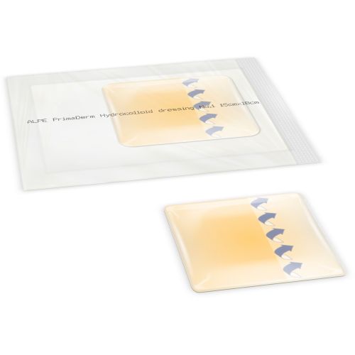 Повязка Alpe (АЛПЕ) ПримаДерм гидроколлоидная 15 х 18 см №1 купить - фото №1 Повязка Alpe (АЛПЕ) ПримаДерм гидроколлоидная 15 х 18 см №1 купить