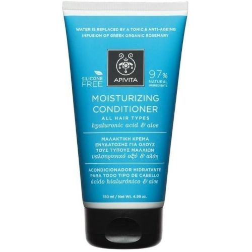 Кондиционер Apivita (Апивита) Увлажняющий для всех типов волос с гиалуроновой кислотой и алое 150 мл фото - фото №1 Кондиционер Apivita (Апивита) Увлажняющий для всех типов волос с гиалуроновой кислотой и алое 150 мл фото