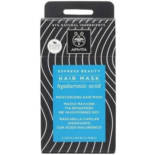 Маска Apivita (Апивита) Express Beauty для волос Увлажнение с гиалуроновой кислотой 20 мл фото - фото №1 Маска Apivita (Апивита) Express Beauty для волос Увлажнение с гиалуроновой кислотой 20 мл фото