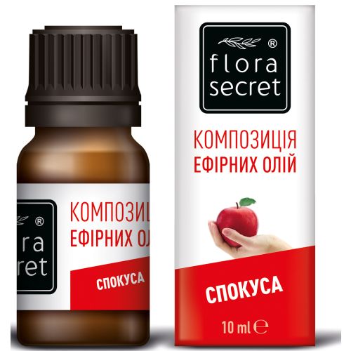 Суміш ефірних олій Flora Secret Спокуса 10 мл в місті Одеса : ціни, характеристика. - фото №1 Суміш ефірних олій Flora Secret Спокуса 10 мл в місті Одеса : ціни, характеристика.