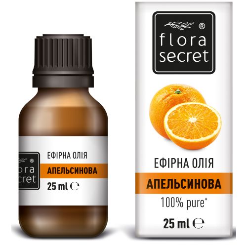 Масло эфирное Flora Secret Апельсиновое 25 мл в интернет-аптеке - фото №1 Масло эфирное Flora Secret Апельсиновое 25 мл в интернет-аптеке