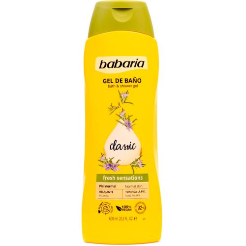 Гель Babaria (Бабария) для душа и ванны с розмарином 600 мл купить - фото №1 Гель Babaria (Бабария) для душа и ванны с розмарином 600 мл купить