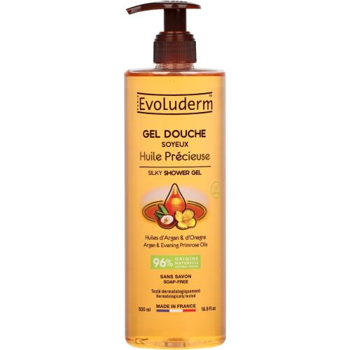 Гель Evoluderm (Эволюдерм) для душа с ценными маслами 500 мл в городе Одесса : цены, характеристики. - фото №1 Гель Evoluderm (Эволюдерм) для душа с ценными маслами 500 мл в городе Одесса : цены, характеристики.