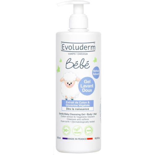 Гель для душа Evoluderm (Эволюдерм) детский для тела и волос, 500 мл в Украине - фото №1 Гель для душа Evoluderm (Эволюдерм) детский для тела и волос, 500 мл в Украине