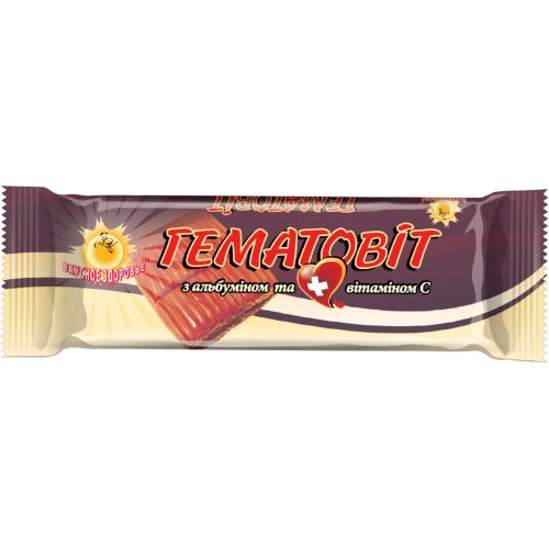 Гематовит с альбумином, витамином С и апельсином 40 г купить - фото №1 Гематовит с альбумином, витамином С и апельсином 40 г купить