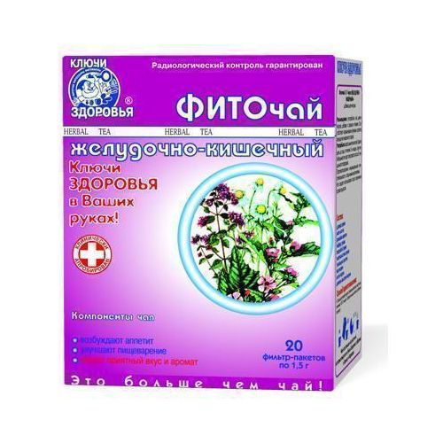 Фіточай Ключі Здоров'я шлунково-кишечний пакет 1,5 г №20 в місті Чернігів : ціни, характеристика. - фото №1 Фіточай Ключі Здоров'я шлунково-кишечний пакет 1,5 г №20 в місті Чернігів : ціни, характеристика.